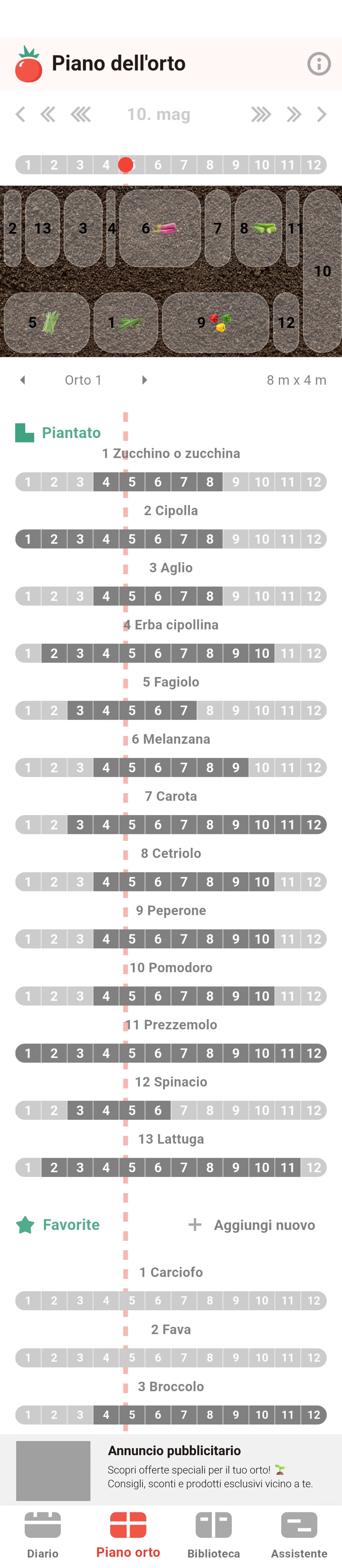 App calendar view